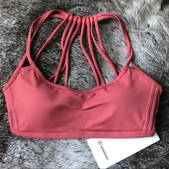 lululemon athletica Tops - Size 8 | Lululemon Lighten Up Bra Dark Canyon NEW